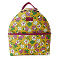 GUCCI Girls Floral Printed GG Coated Canvas Backpack Multicolor 271327