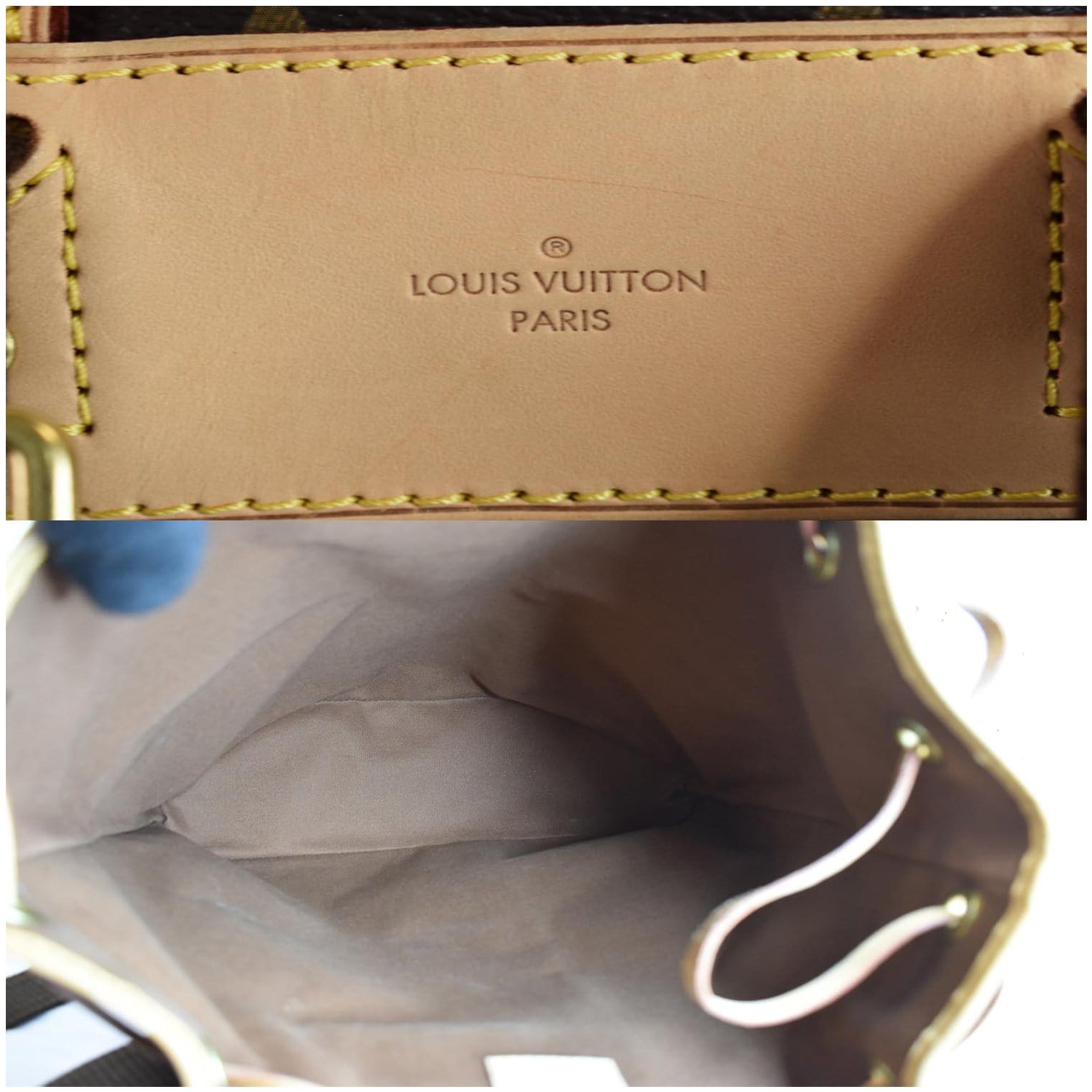 LOUIS VUITTON Sac A Dos Bosphore Monogram Canvas Backpack Bag Brown