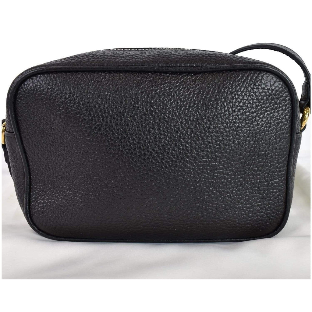 GUCCI  Soho Disco Small Leather Crossbody Bag Black 347994