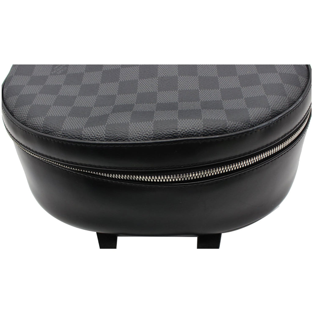 LOUIS VUITTON Josh Damier Graphite Backpack Bag Black