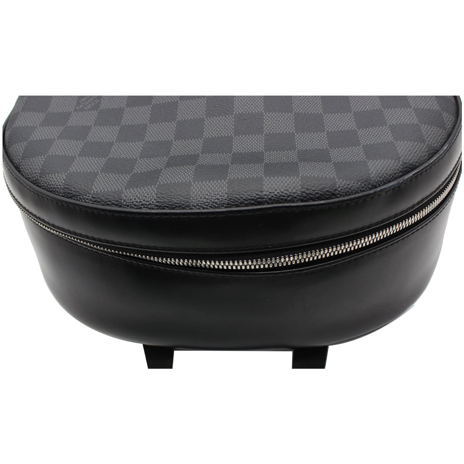 LOUIS VUITTON Josh Damier Graphite Backpack Bag Black