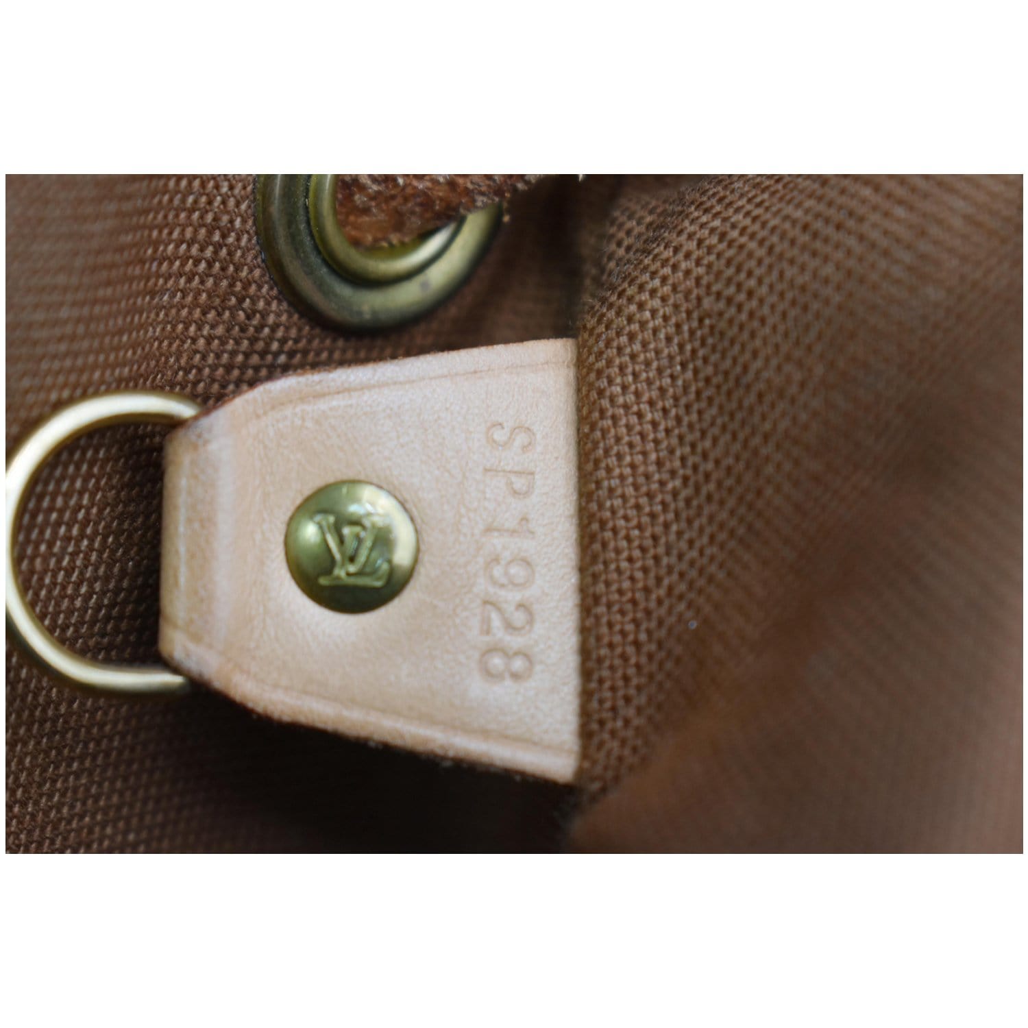 LOUIS VUITTON Montsouris GM Monogram Canvas Backpack Bag Brown