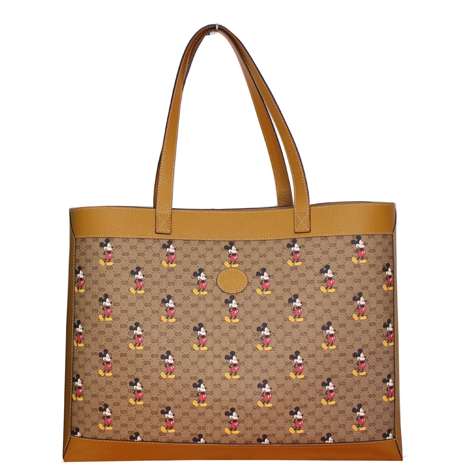 GUCCI Disney x GUCCI Medium Mini GG Supreme Tote Bag Beige 547947