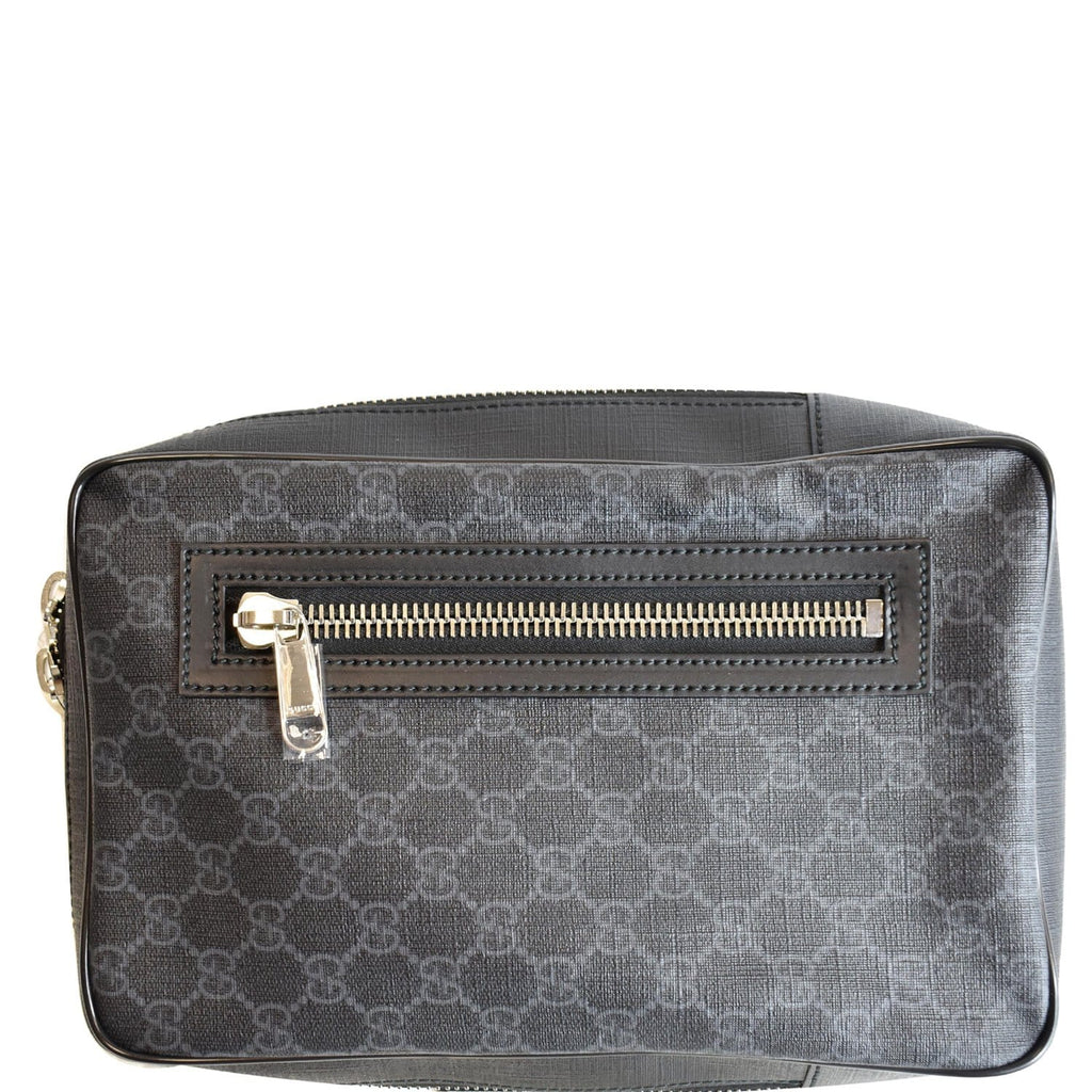 GUCCI GG Supreme Canvas Belt Bag Black 478325