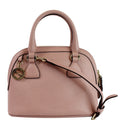 GUCCI Dome Small GG Charm Leather Crossbody Bag Pink 449661
