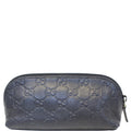 GUCCI Guccissima Cosmetic Case Bag Black 272367