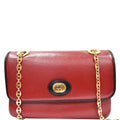 GUCCI Linea Marina Small Leather Chain Shoulder Bag Red 576421 - 10% OFF