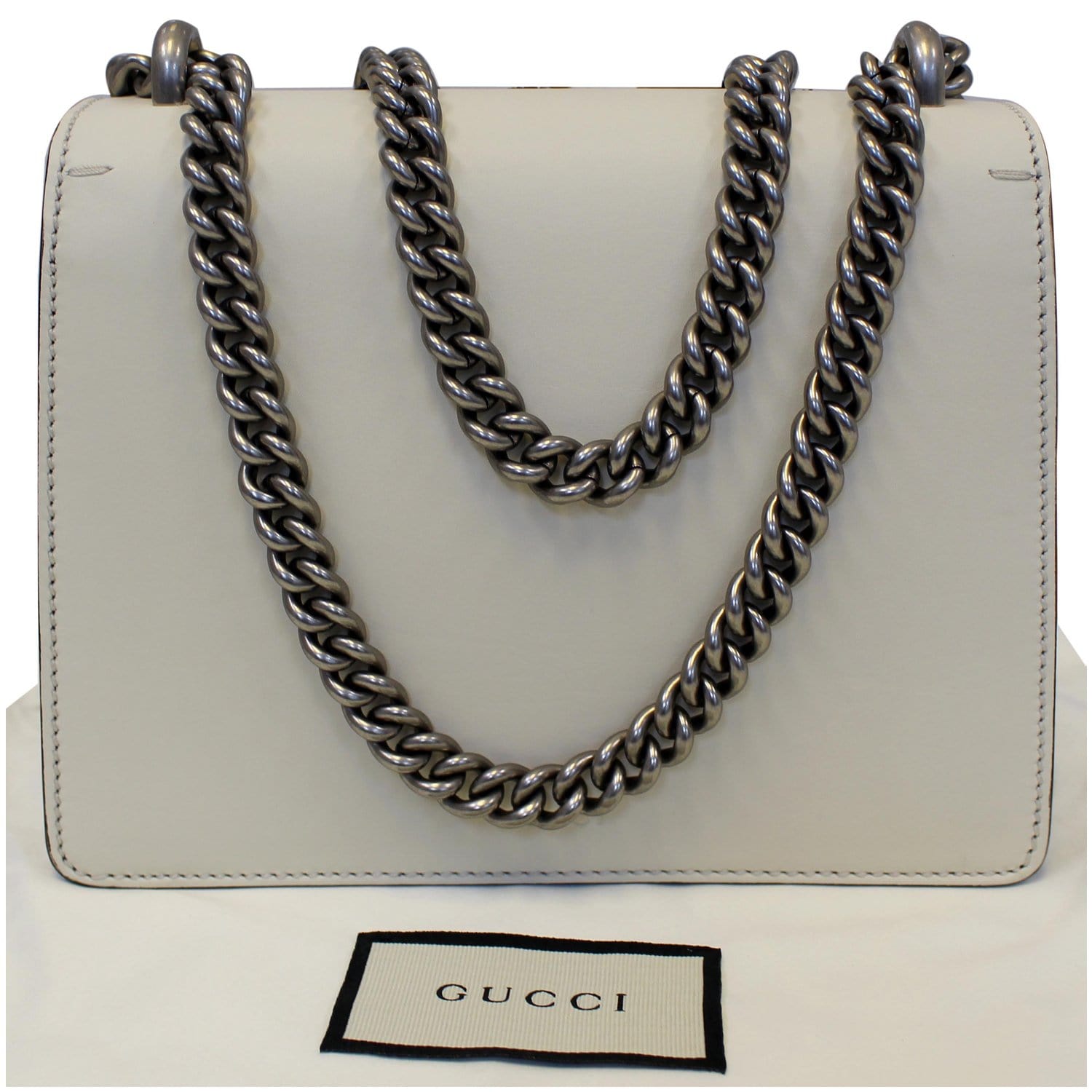 GUCCI Dionysus Mini Crystal Embroidered Snake Shoulder Bag Red - 20% OFF