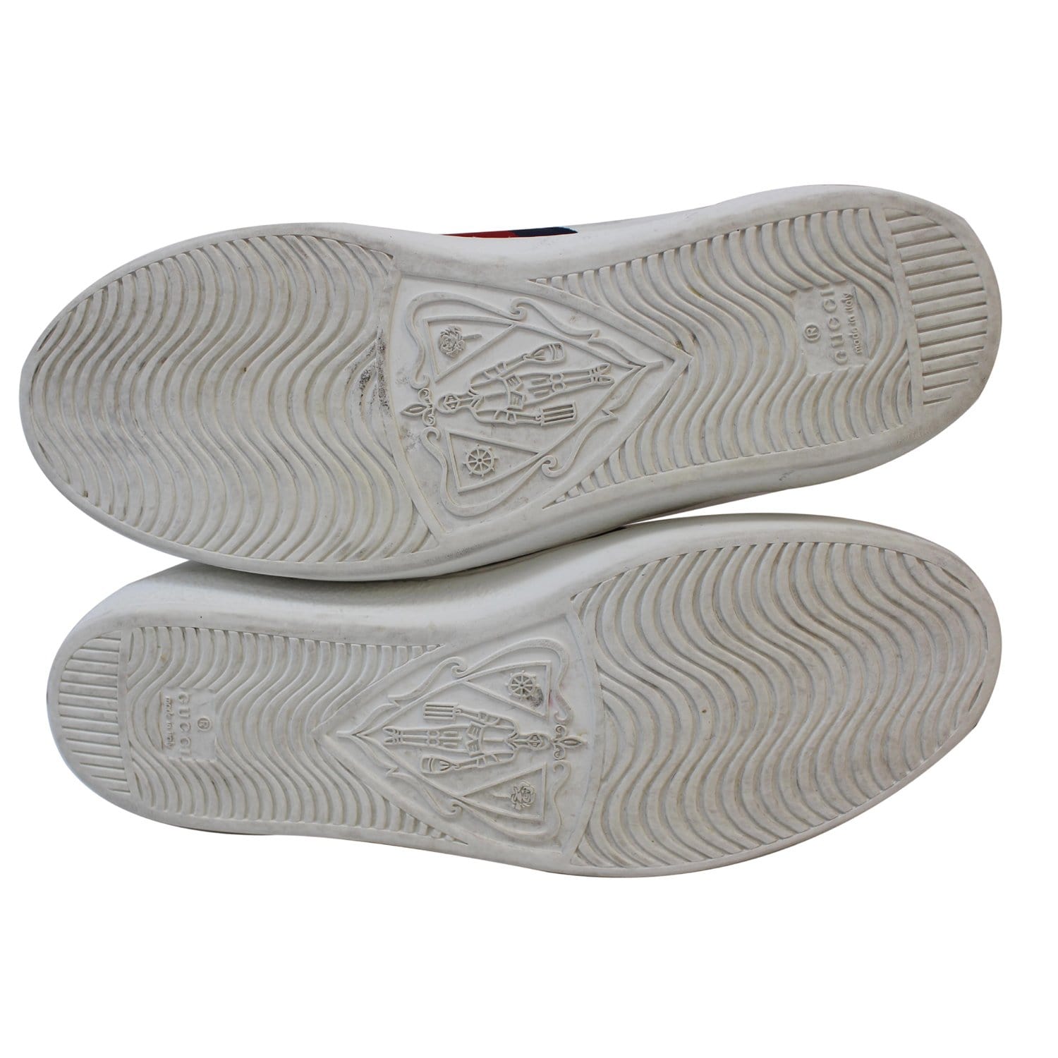 GUCCI Ace Low Top Sneakers White 386750 US 8.5