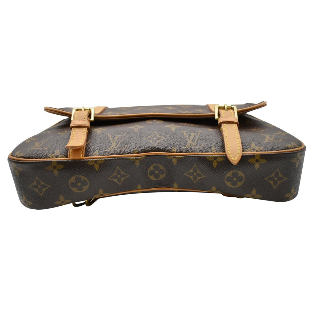 LOUIS VUITTON Marelle Sac a Dos Monogram Canvas Backpack Bag Brown