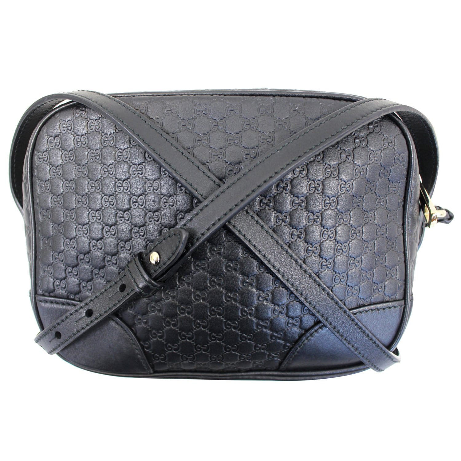 GUCCI Bree Micro GG Guccissima Leather Crossbody Bag 449413