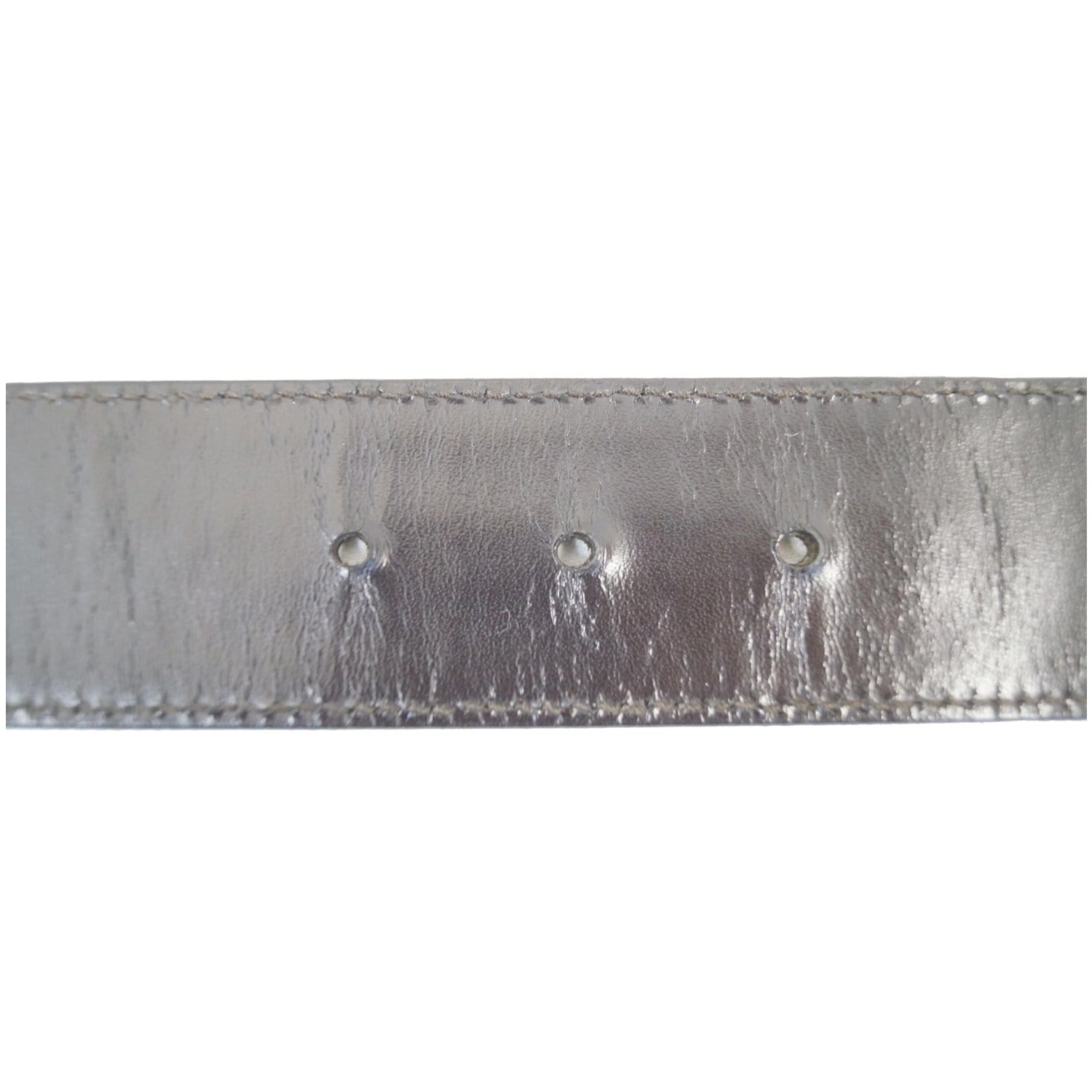 GUCCI Interlocking G Buckle GG Monogram Belt Beige 90/36