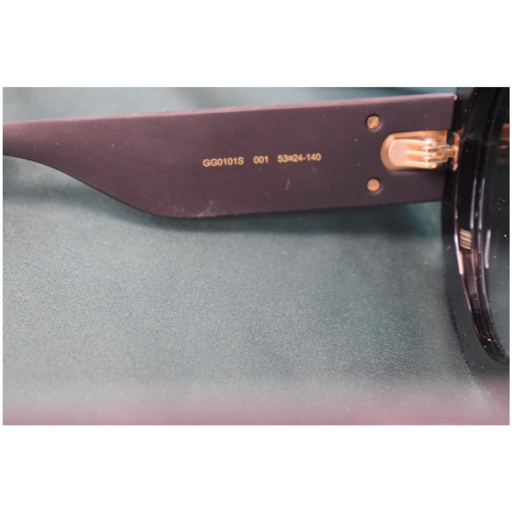 GUCCI Round Sunglasses GG0101S Black
