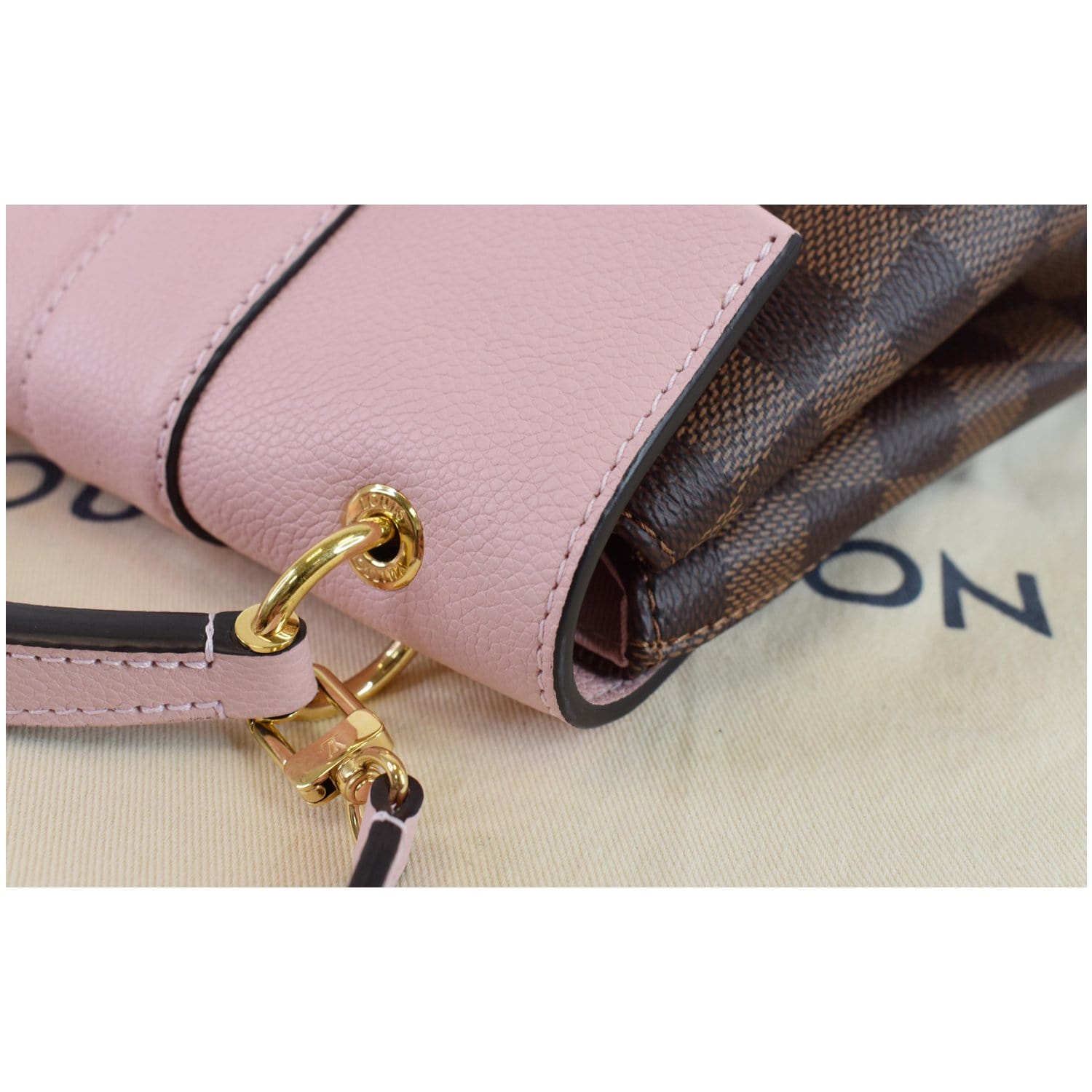 LOUIS VUITTON Clapton Damier Ebene Backpack Bag Magnolia