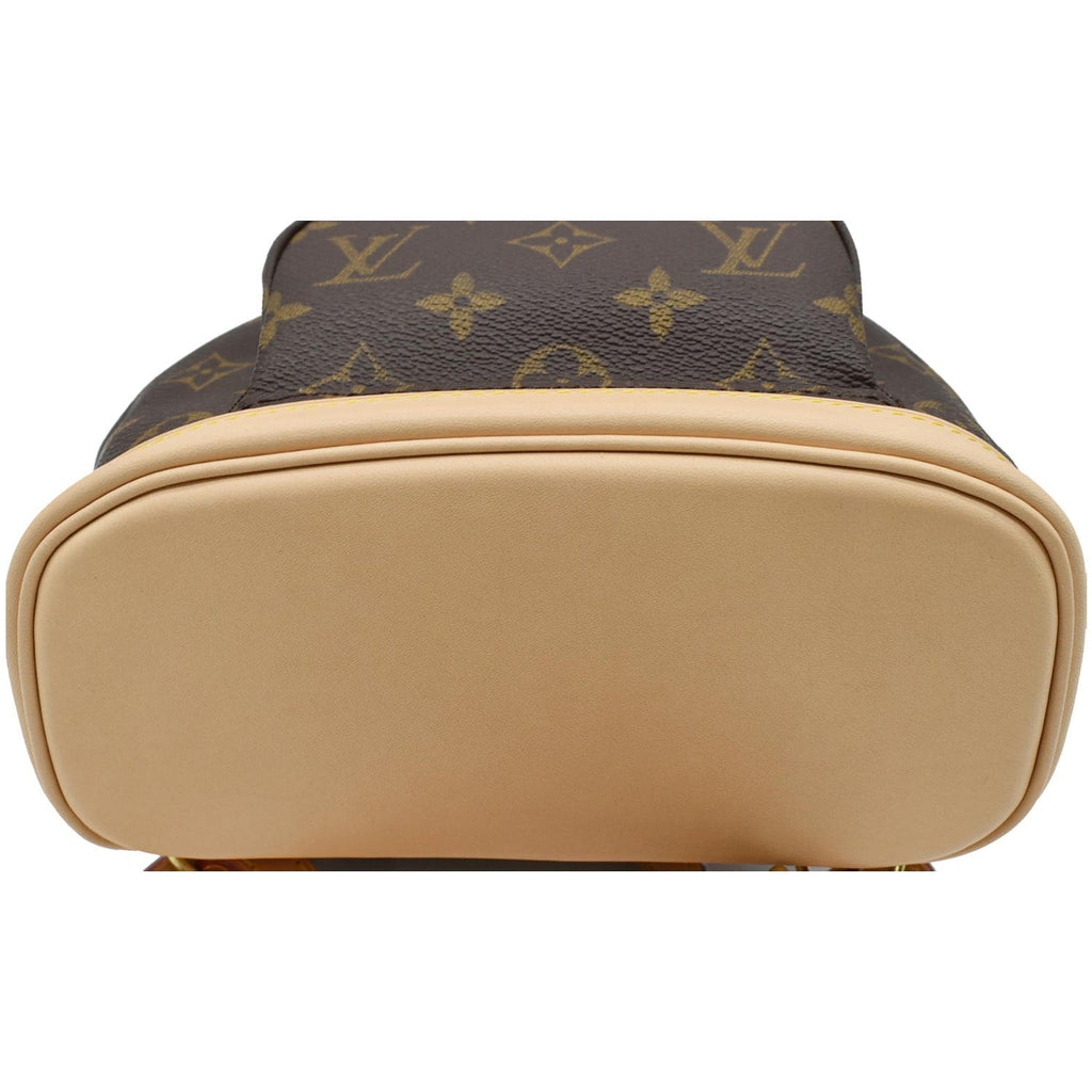 LOUIS VUITTON Montsouris PM Monogram Canvas Backpack Brown