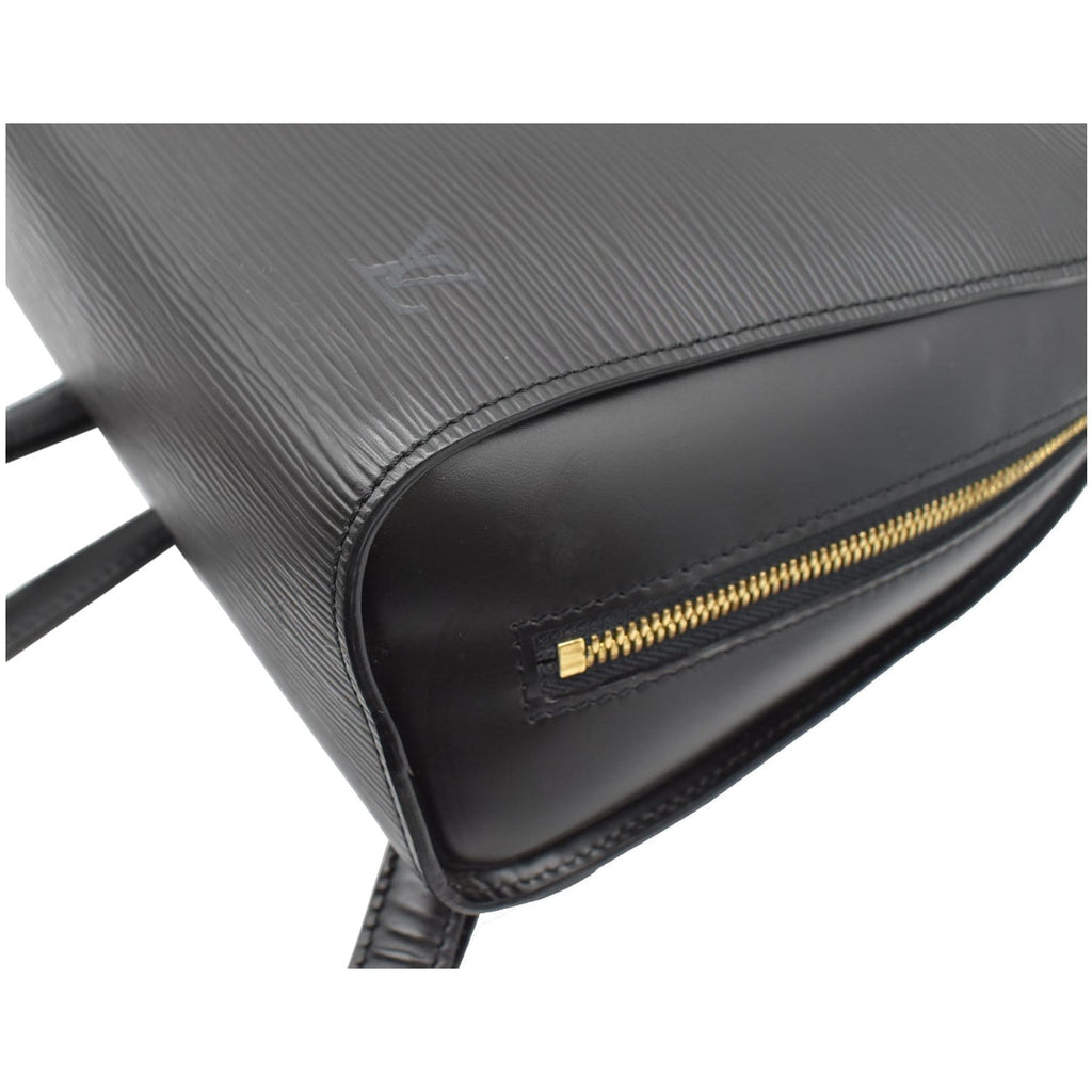 LOUIS VUITTON Mabillon Epi Leather Backpack Black