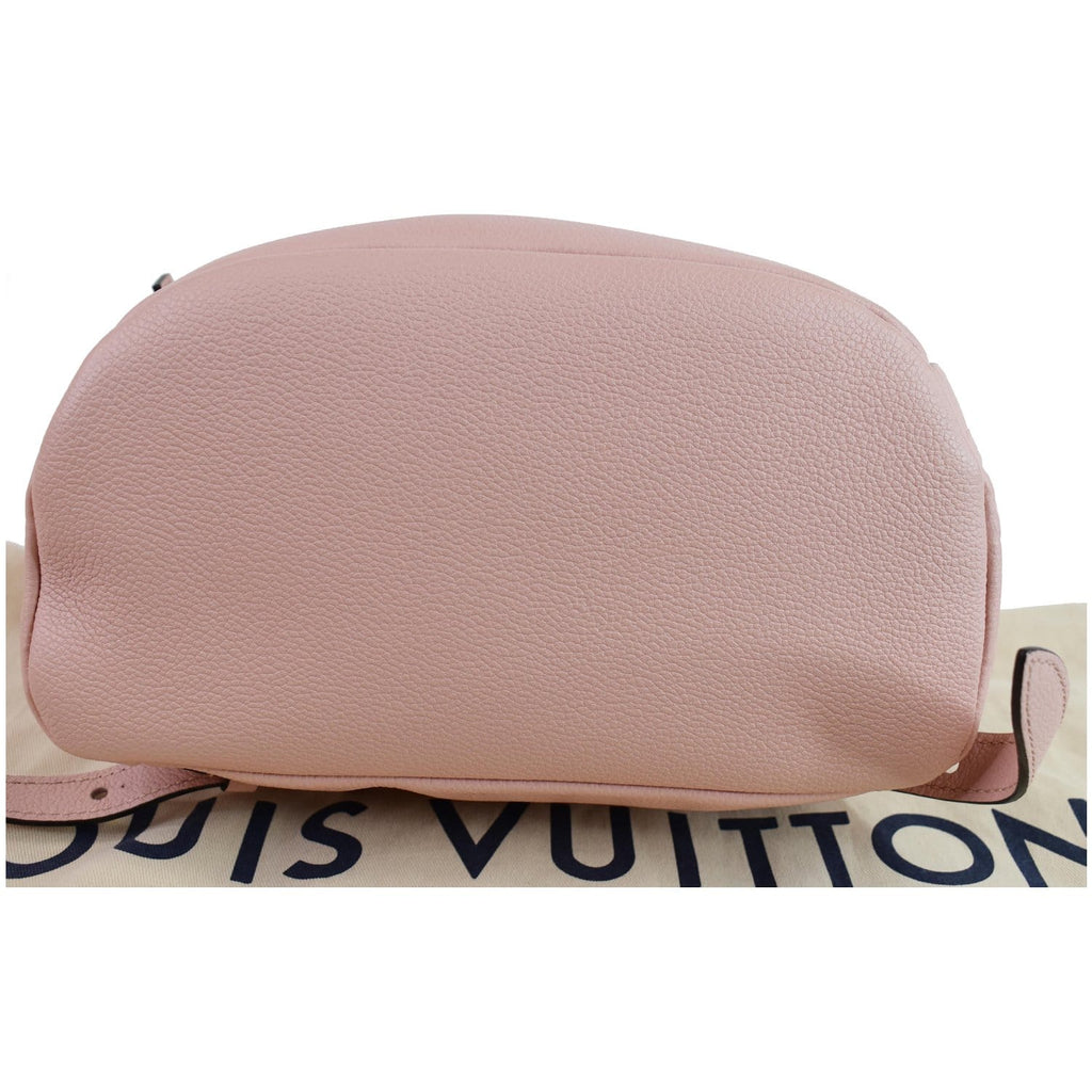 LOUIS VUITTON Sorbonne Monogram Empreinte Leather Backpack Rose Poudre