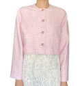 Chanel Pink 2024 Striped Jacket - FR38 / US 6