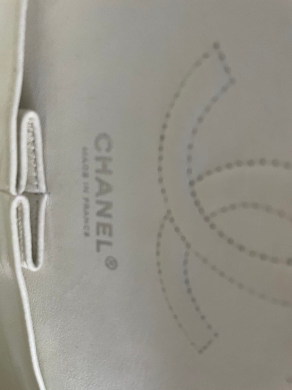 Chanel White Classic Flap Bag in medium Caviar Leather with Silver Hardware