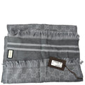 GUCCI Wool Scarf Light Grey