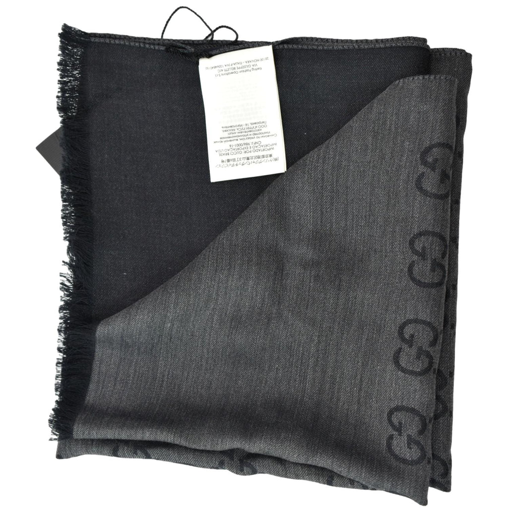 GUCCI GG Printed Scarf Black