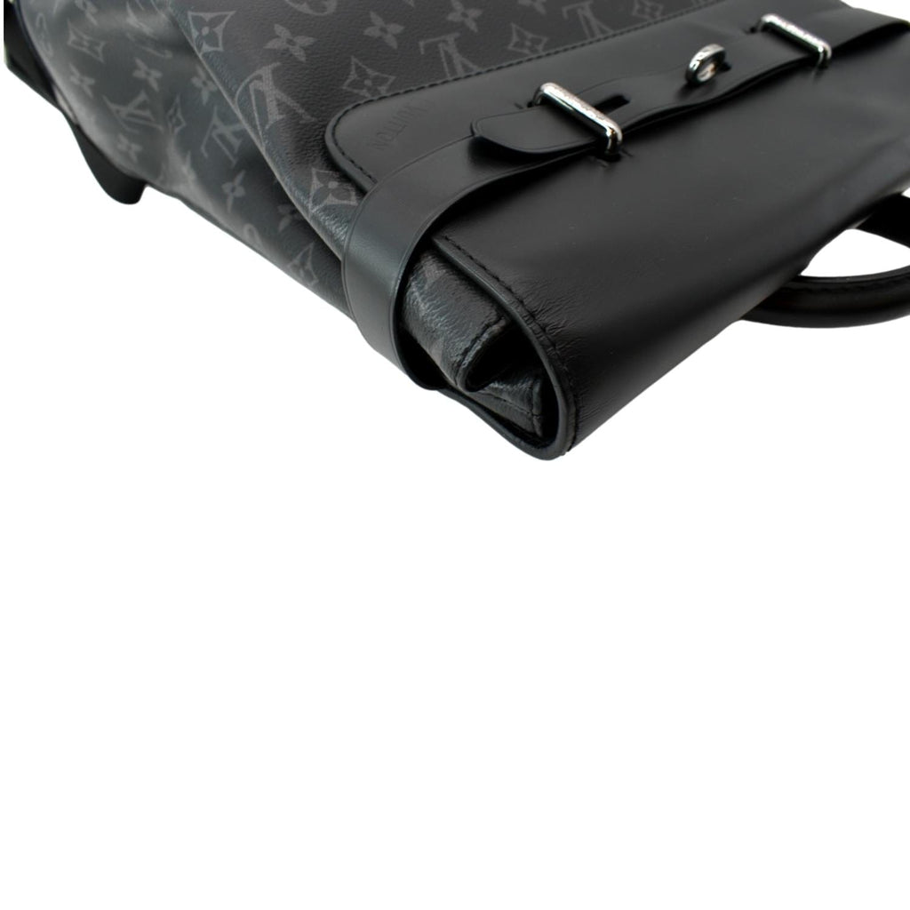 LOUIS VUITTON Steamer Monogram Eclipse Backpack Bag Black