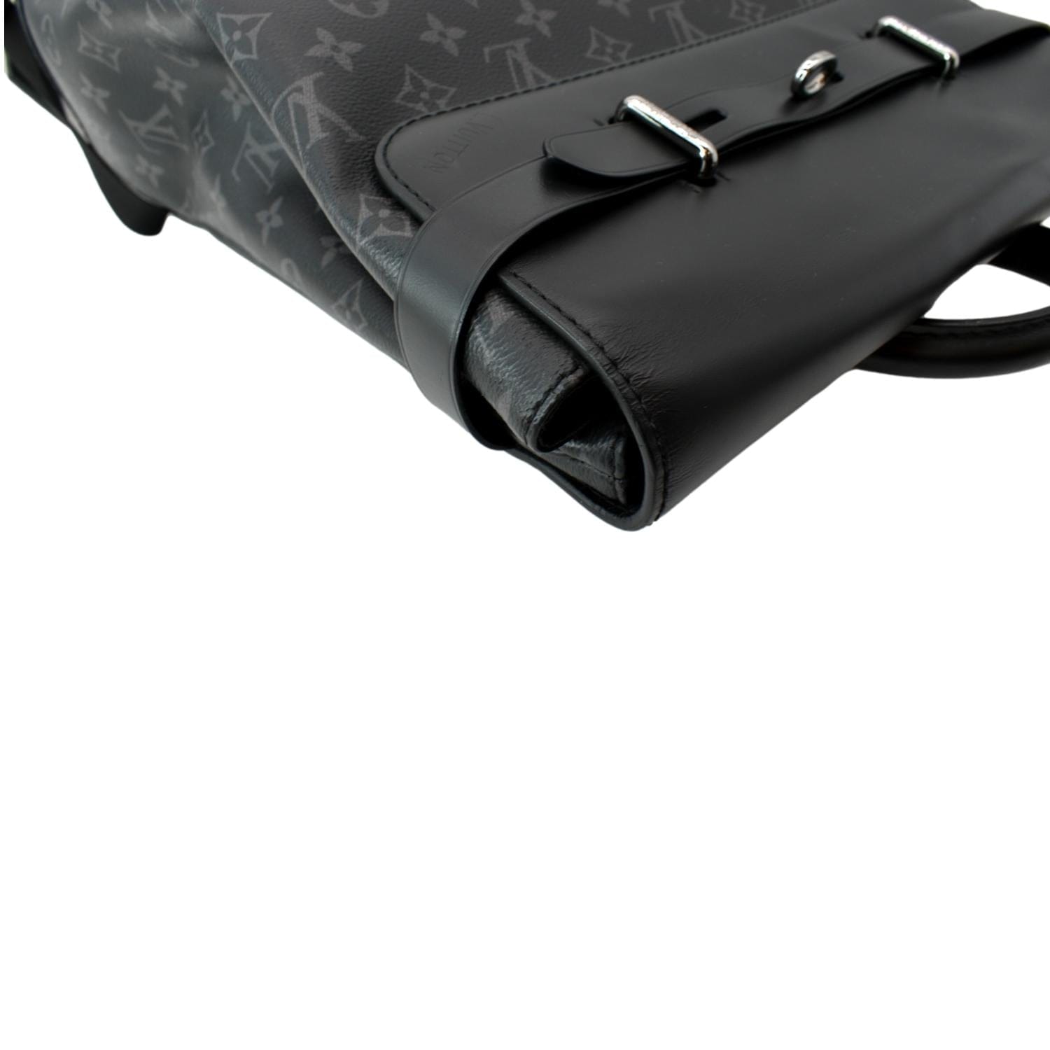 LOUIS VUITTON Steamer Monogram Eclipse Backpack Bag Black