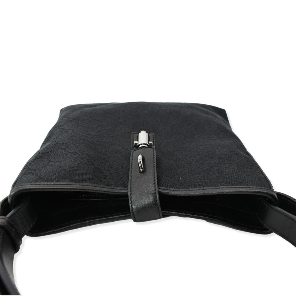 GUCCI GG Monogram Piston Tote Bag Black 110291