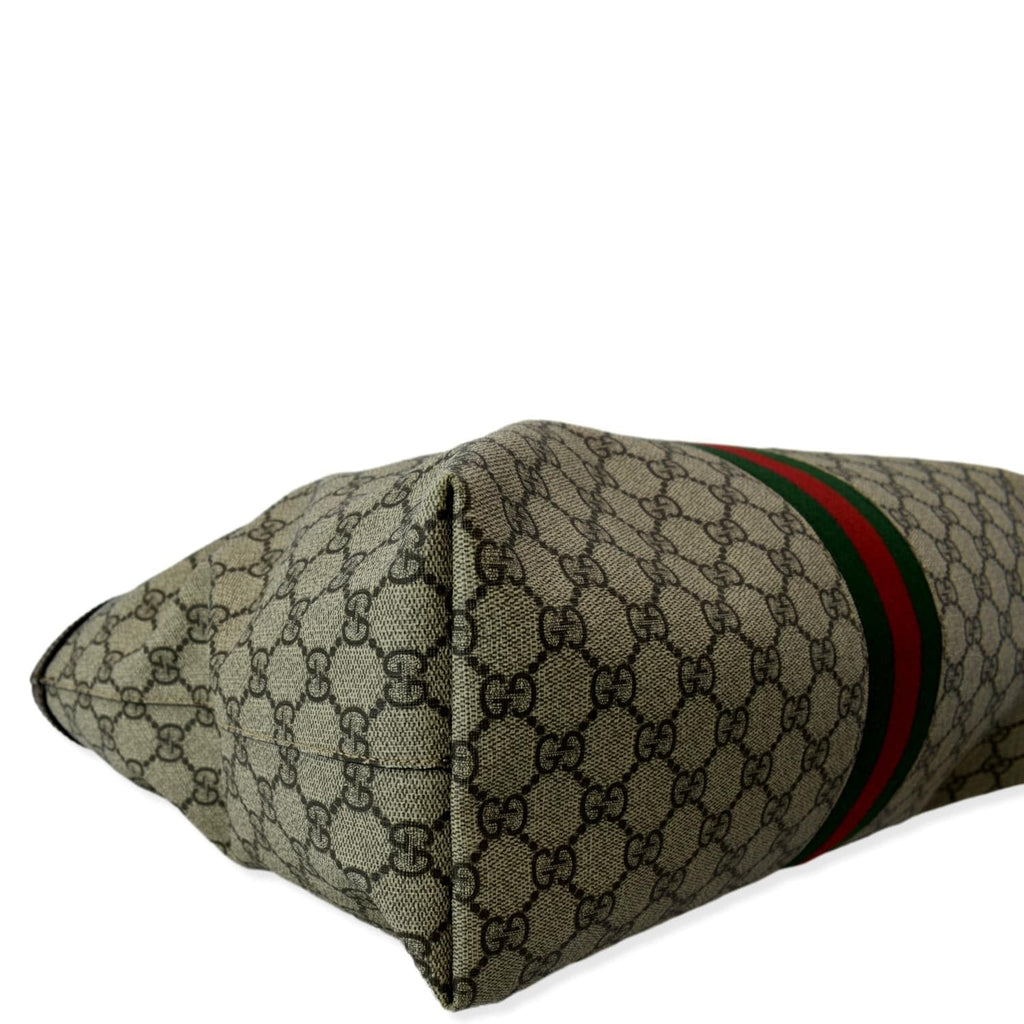 GUCCI Ophidia Medium GG Supreme Canvas Tote Bag Beige 631685