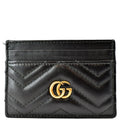 GUCCI GG Marmont Leather  Case Black 443227