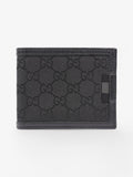 Gucci Bi-Fold Wallet Black Canvas