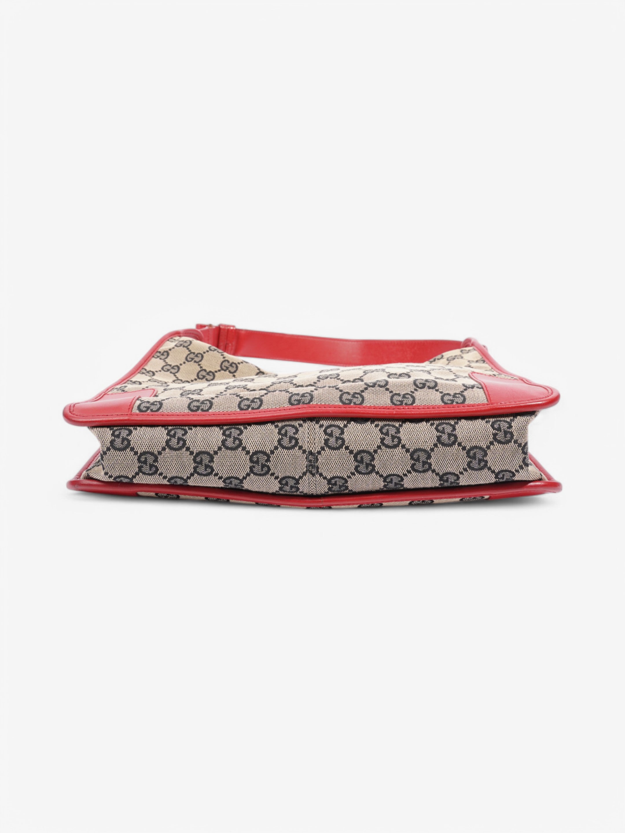Gucci GG Shoulder Bag GG Supreme / Beige / Red Canvas