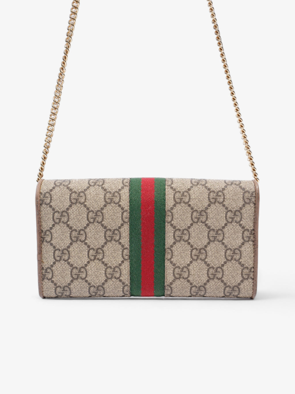 Gucci Ophidia GG Continental Wallet GG Supreme / Red / Green Canvas