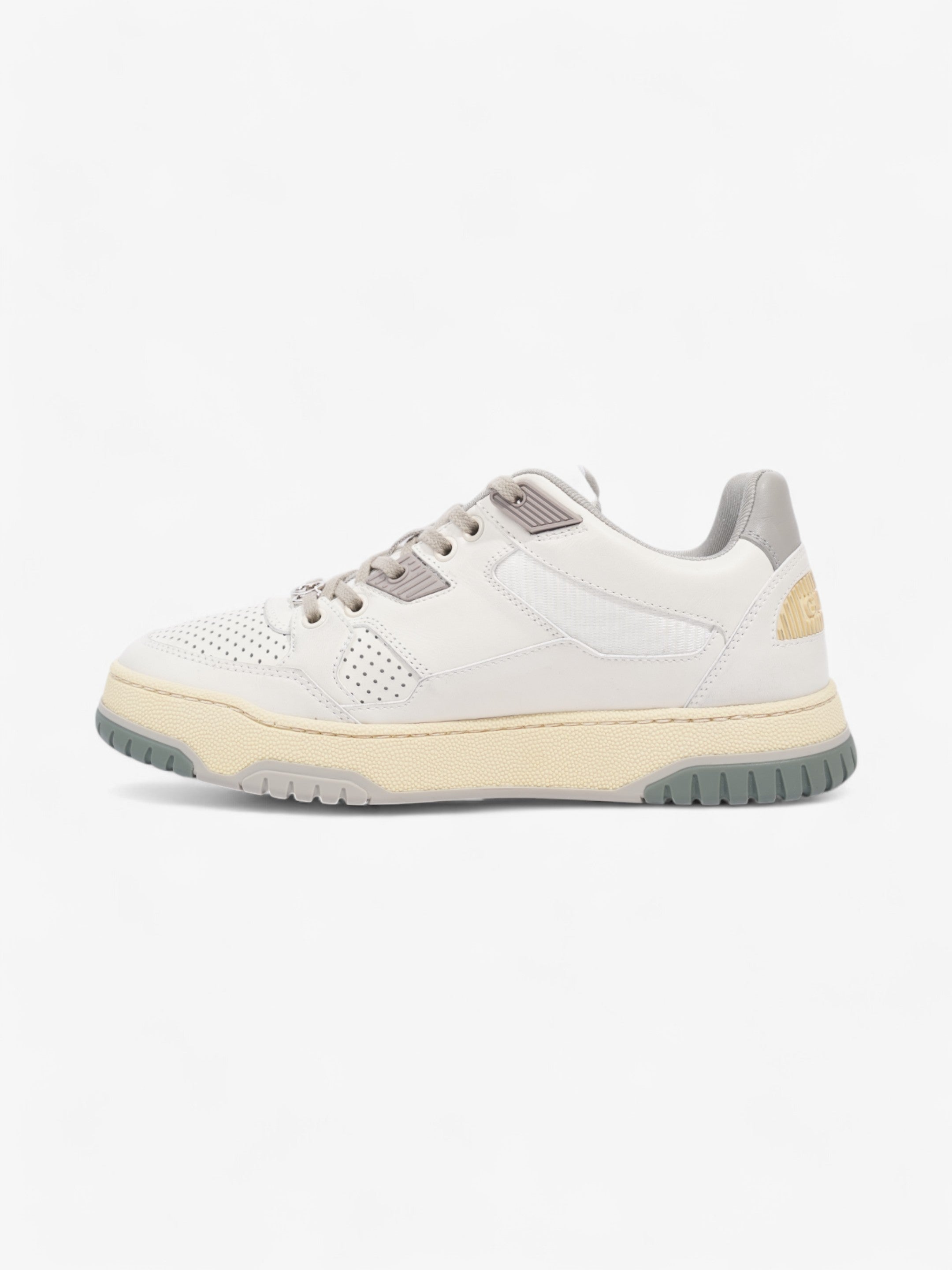 Gucci Distressed Low-tops  Light Grey / Grey / White Leather EU 38.5 UK 5.5