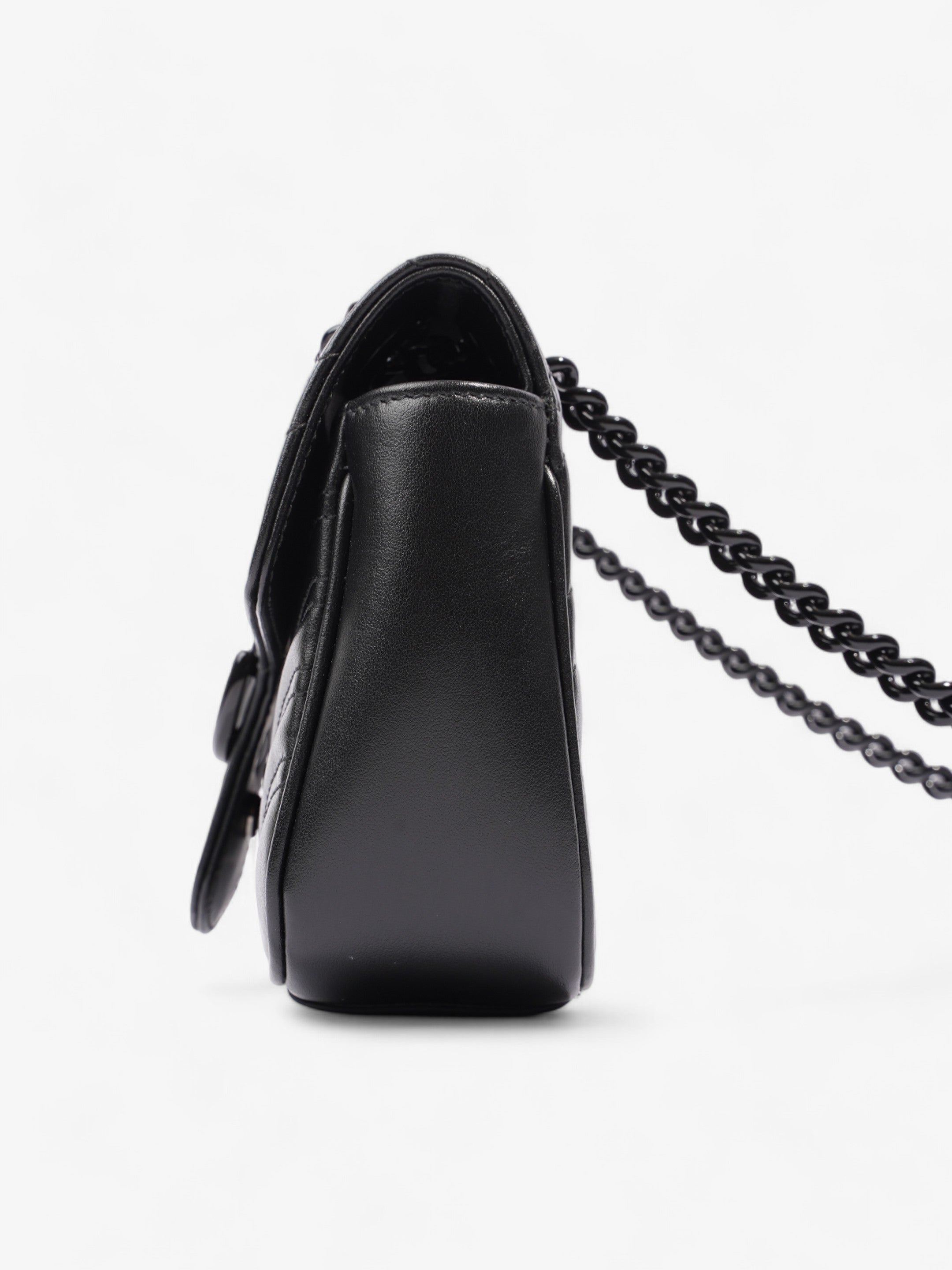 Gucci GG Marmont Black Matelasse Leather Mini