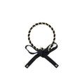Chanel Grosgrain CC Bow Chain Belt Black L