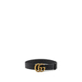 Gucci size 80 4cm width GG Marmont leather belt black