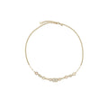 Chanel 21k Size 75 Chain Belt/Fancy Belt Pearl/Crystal Light Gold Tone