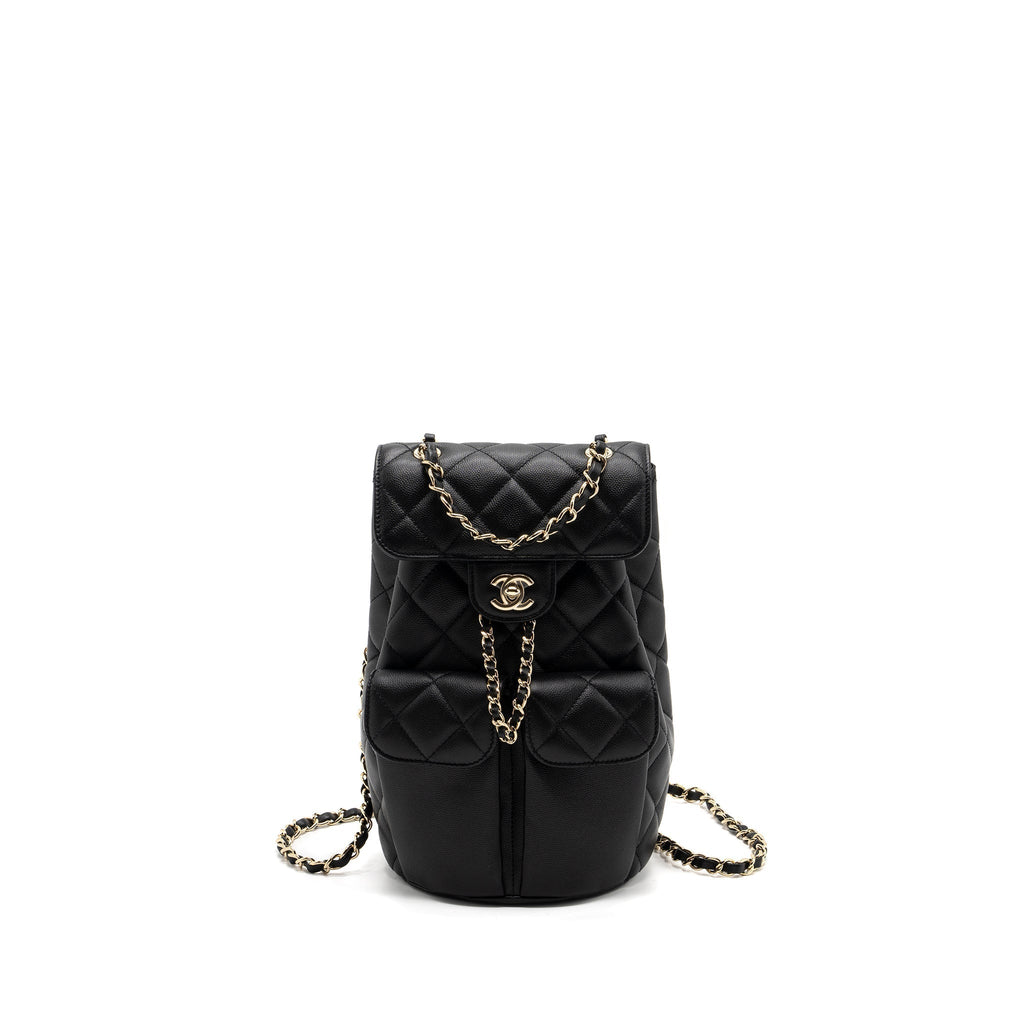 Chanel 22s mini backpack caviar black L(Microchip)