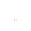 CHANEL Coco Crush Single Earrings Quilted motif Beige Gold, Diamonds