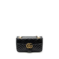 Gucci small marmont bag calfskin black