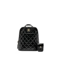 Chanel 22A Backpack Patent Black L (Microchip)