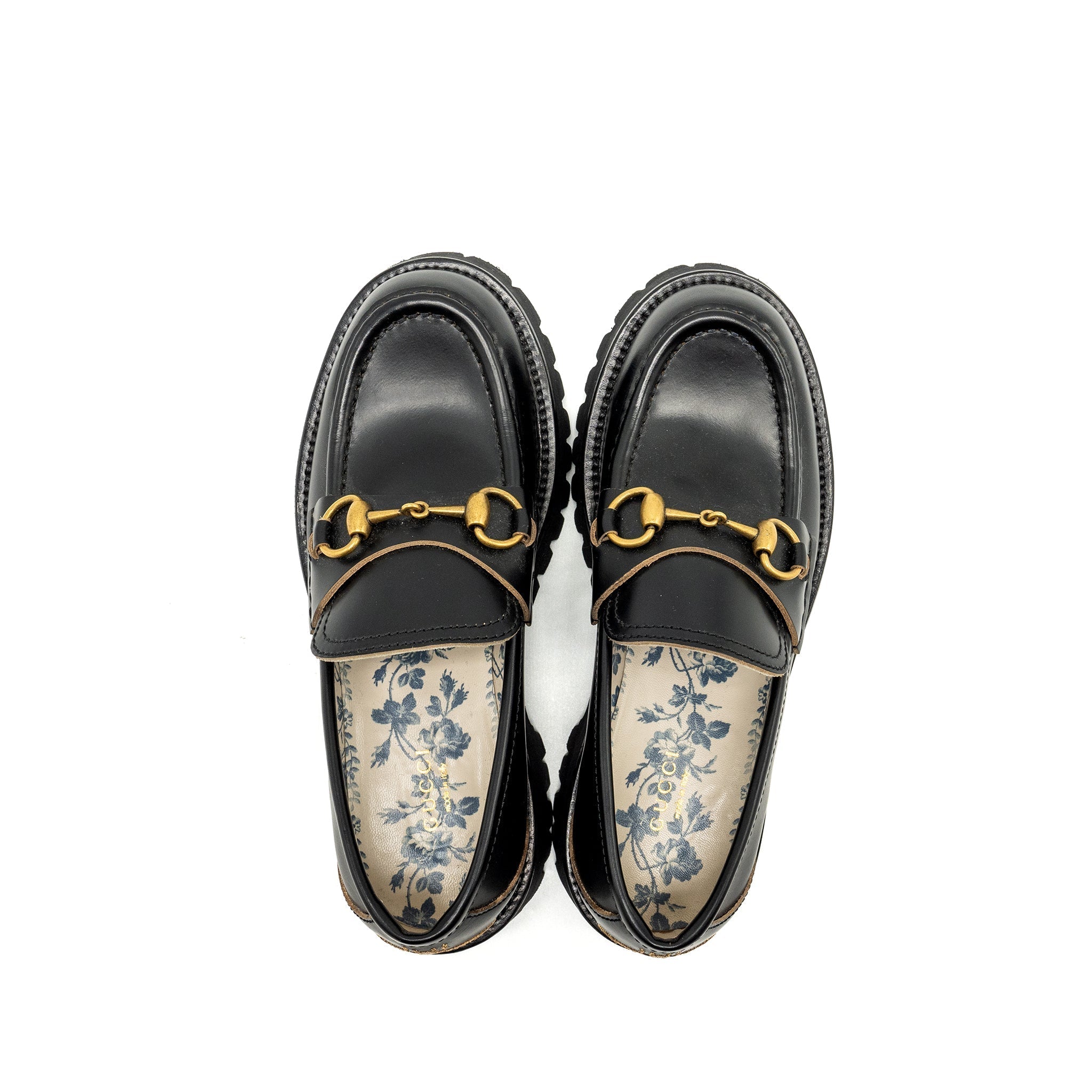 Gucci Size 37 Jordan Loafer Calfskin Black