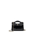 Chanel 24C mini 31 clutch with chain shiny calfskin black L (microchip)