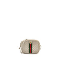 Gucci GG Ophidia Crossbody Bag Calfskin Metallic Silver