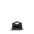 CHANEL 24S Mini 31 Clutch with Chain Shiny Lambskin Black L (microchip)