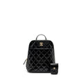 Chanel 22A Mini Backpack Patent Black L (microchip)