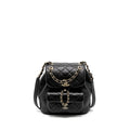 Chanel 23C Duma Mini Backpack Calfskin Black L (Microchip)