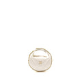 Chanel 23C Round Clutch Lambskin White L (Microchip)