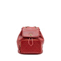 Chanel affinity backpack caviar red